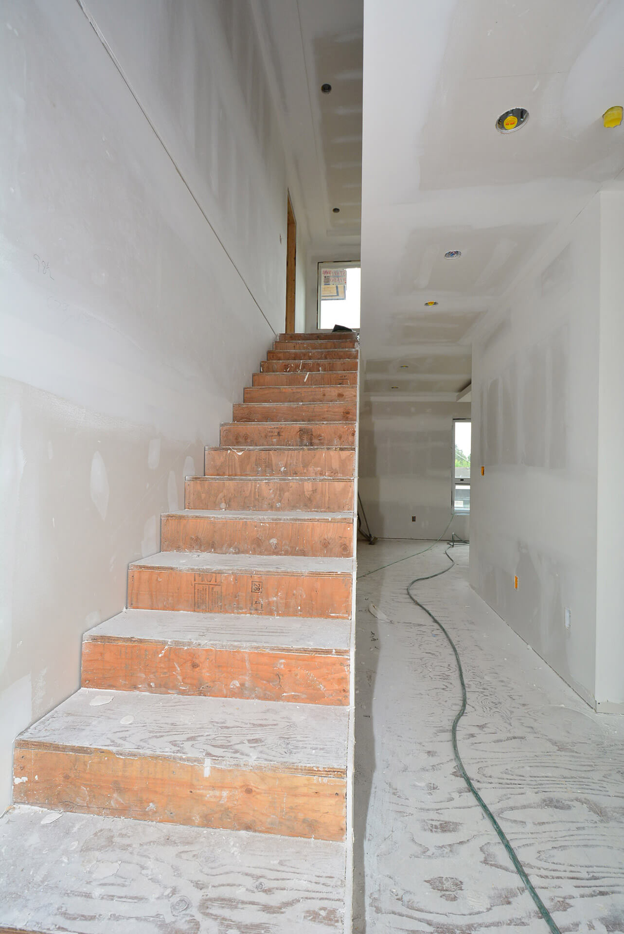 Kerrisdale Contemporary Staircase Inprogress